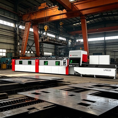 Mesin Pemotong Laser Tabung Logam CNC 2000W Otomatis